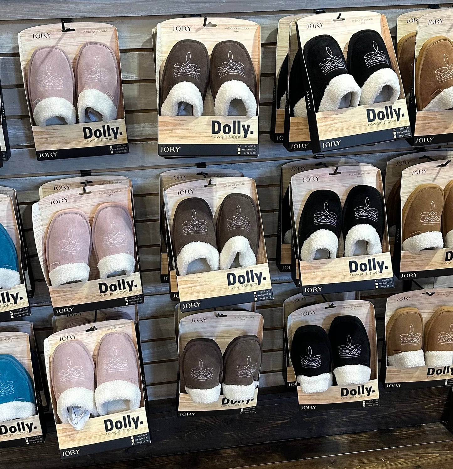 Seriously Shea - Western Inspired Indoor/Outdoor Dolly Slippers | Grizzly