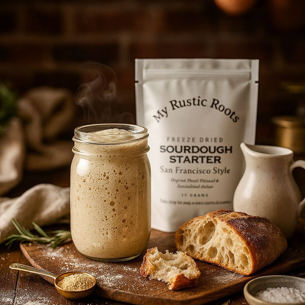 My Rustic Roots - Sourdough Starter | Freeze Dried | San Francisco Style 12gm