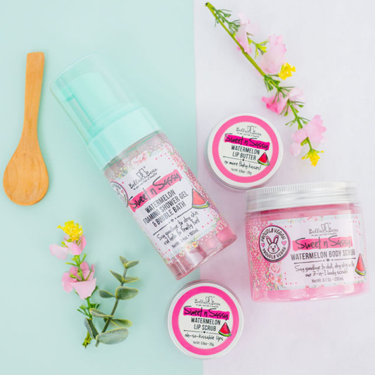 Bella & Bear - Sweet 'n' Sassy Watermelon Lip Butter | Lip Balm | Lip Care