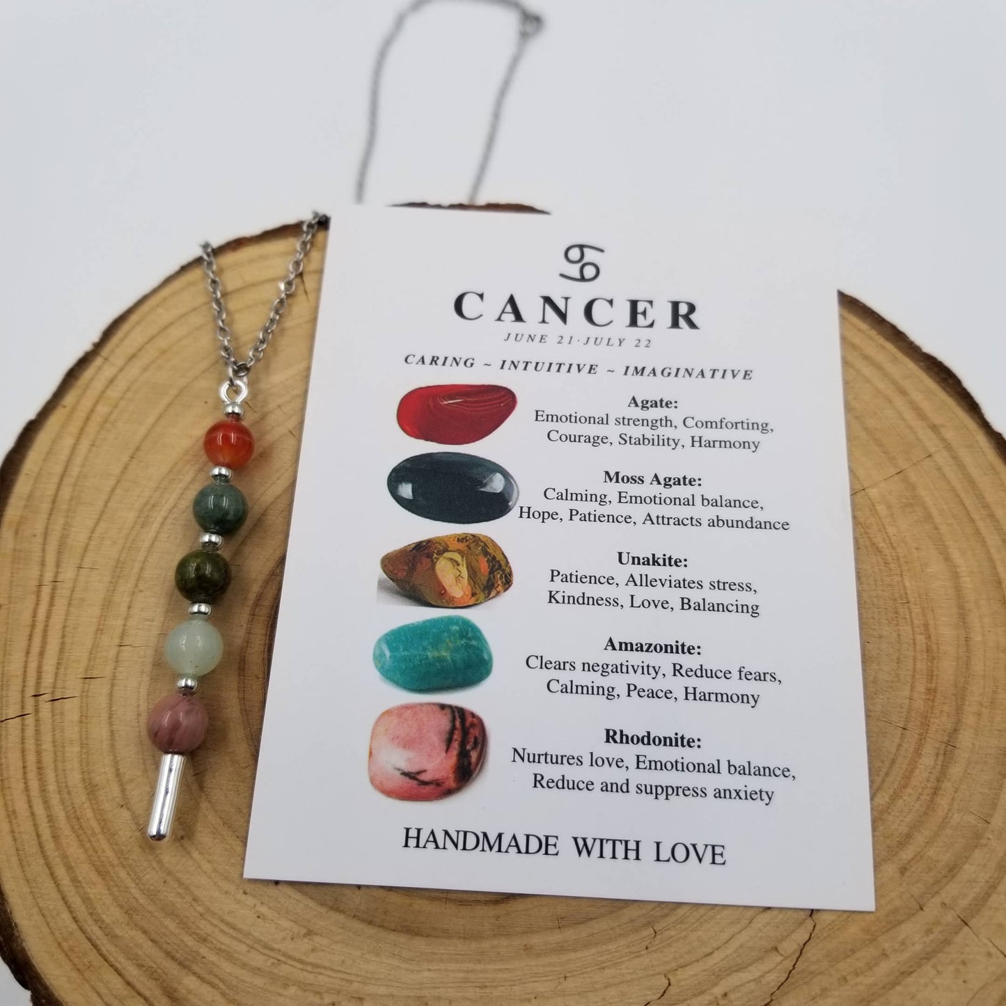 CHAKRA JEWELRY - Handmade Natural Stone Chakra Constellation Necklace