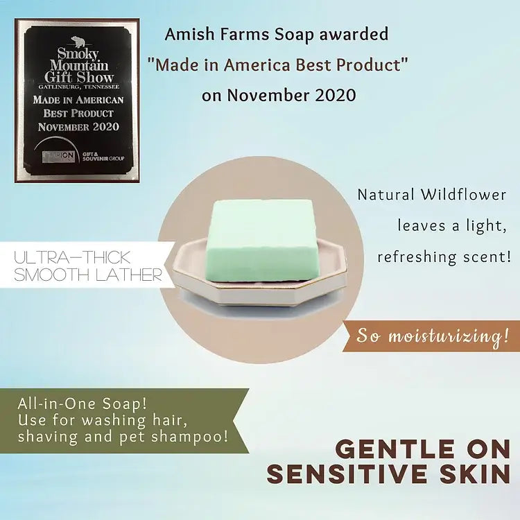 Amish Farms Soap - Amish Farms Soap 5-Bar Bag - Random Color Bars + Fragrance