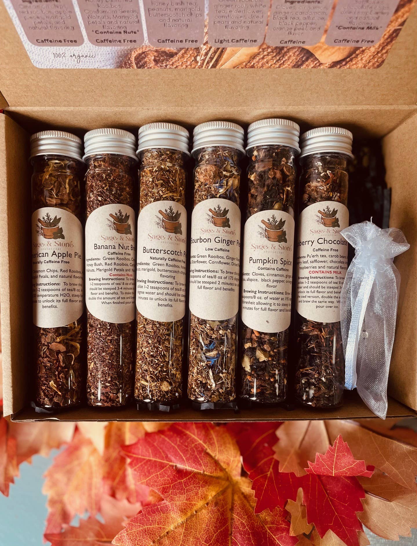 Sage & Stone Apothecary - Fall Tea Sampler