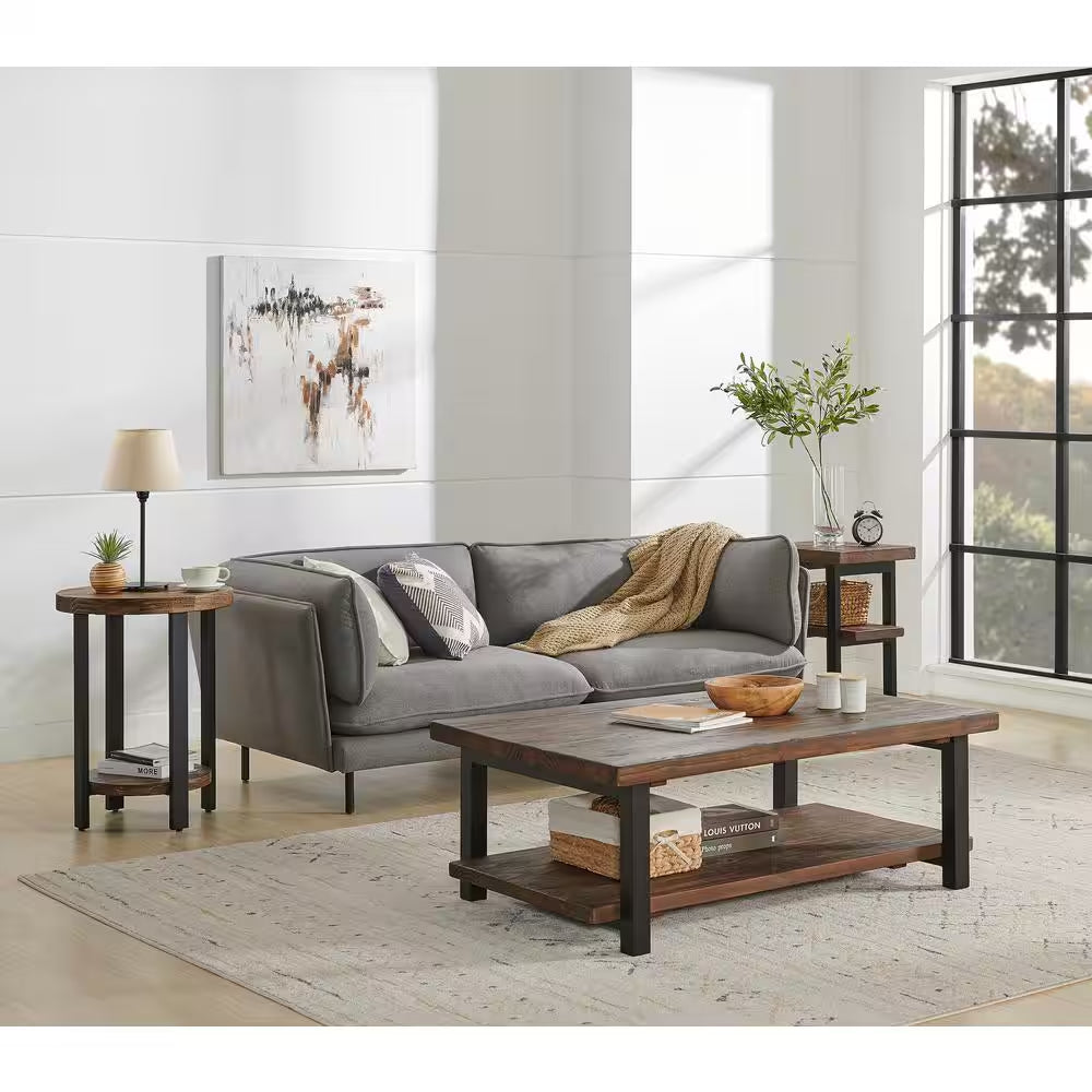 Pomona Rustic Natural End Table