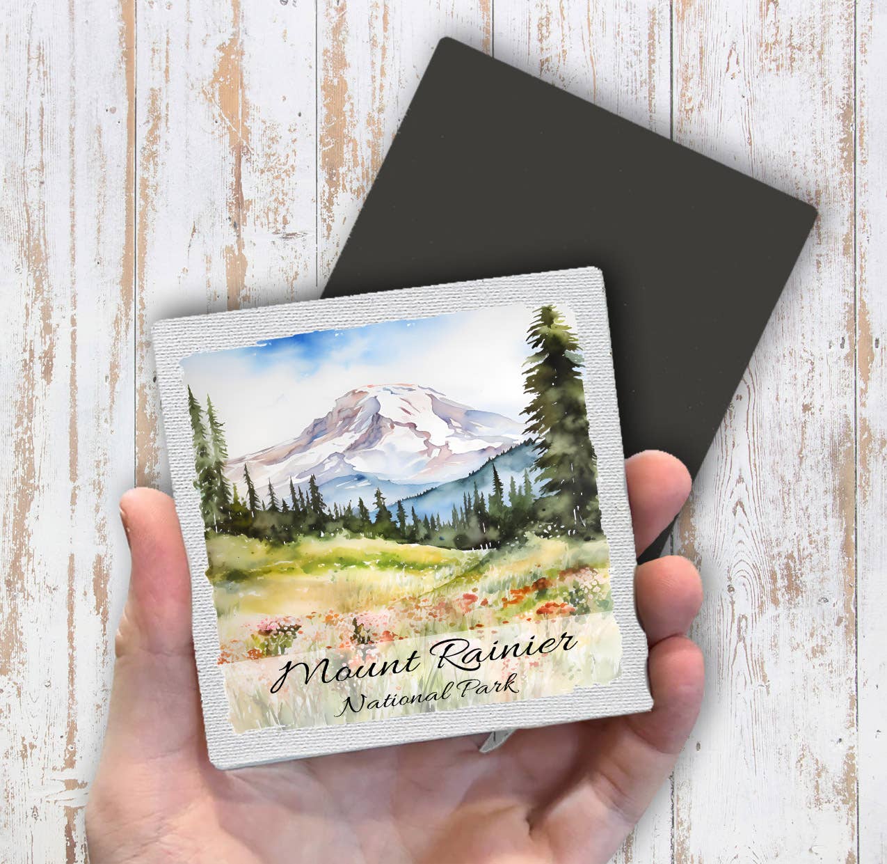 Avery Lane Gifts - Mount Rainier National Park Washington Magnet Fridge