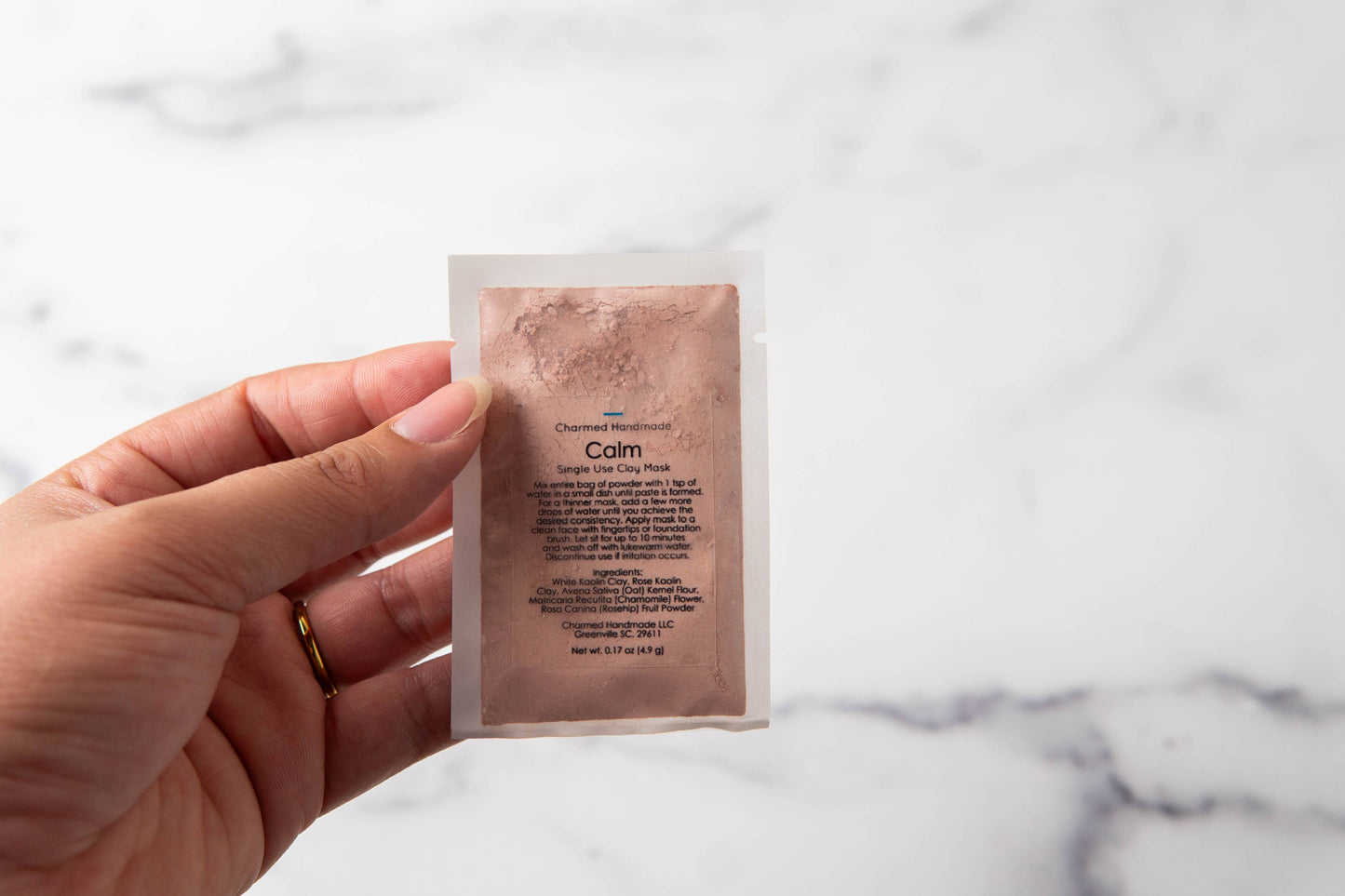 Charmed Handmade - Single Use Clay Face Mask