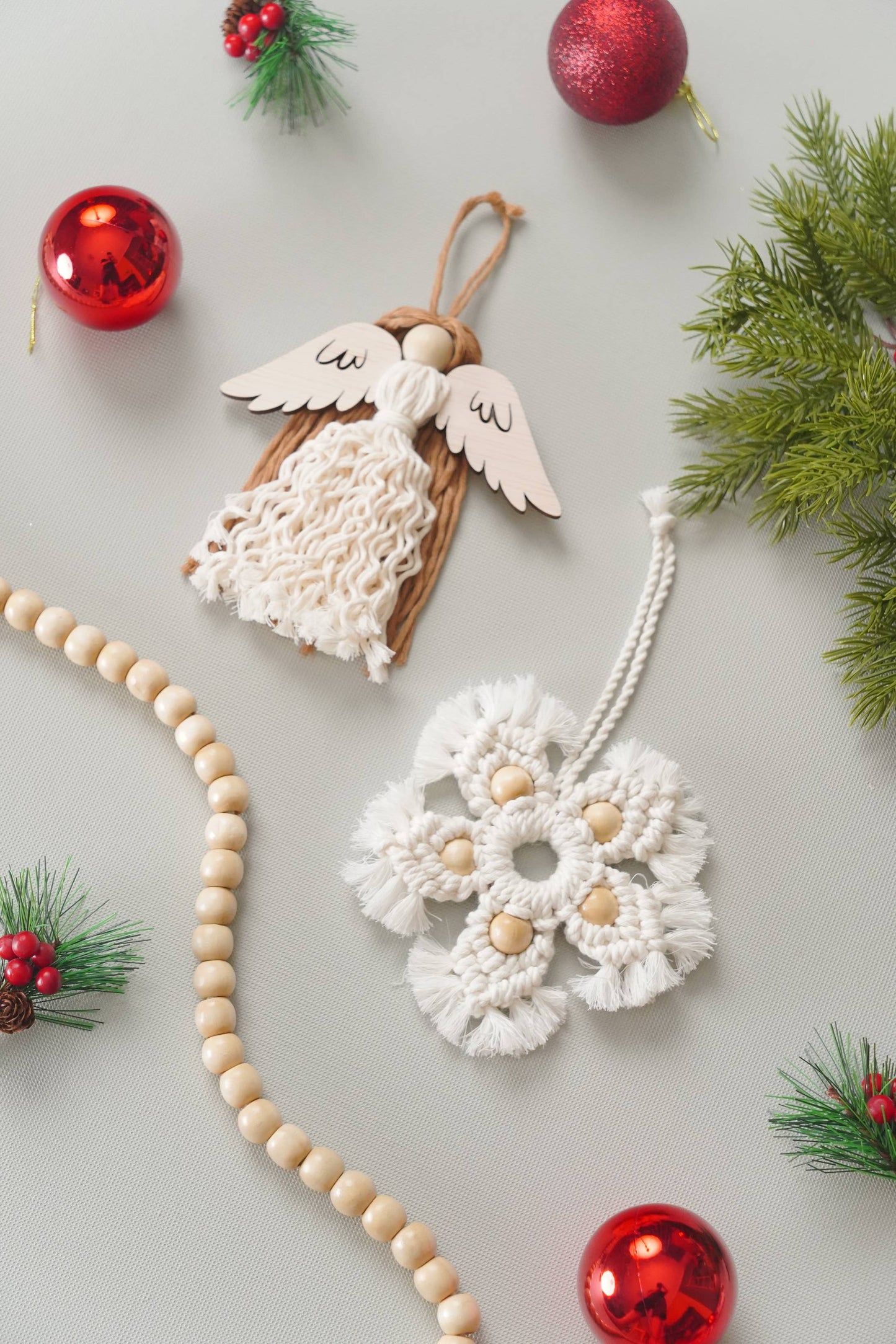 BeanDaikon - Boho Christmas Ornament Set X40