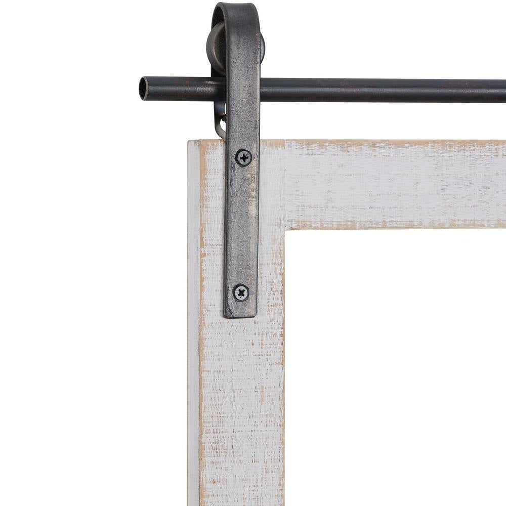 Medium Rectangle Rustic White Classic Mirror (25 In. H X 20 In. W)