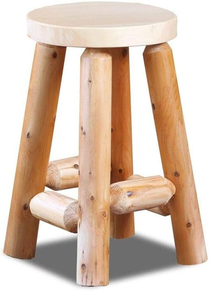 SRL Rustic Bar Stool Pine & Cedar – Indoor & Outdoor Bar Stools That Match Your Spaces Rustic Barstool, Island Chairs, Kitchen Stool, Counter Stools - Bar Chairs (29" Unfinished)