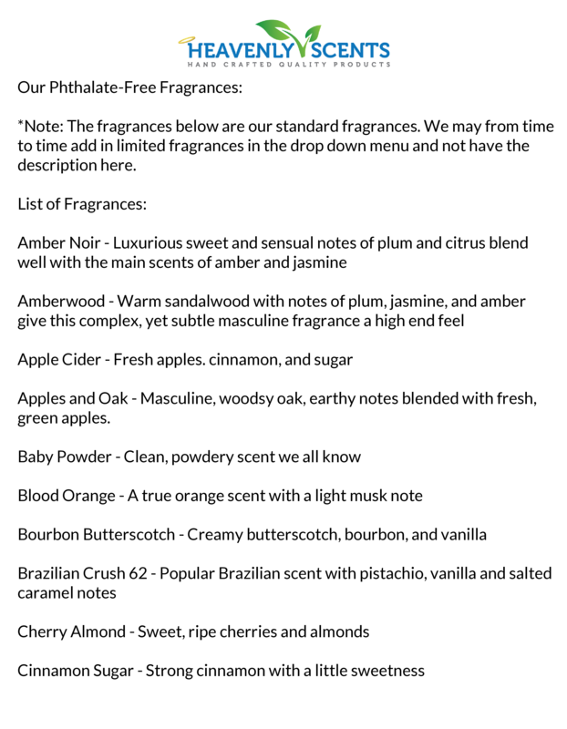 Heavenly Scents - 8oz Mason Jar Soy Candles - Black Lid - 6 Pack No Label