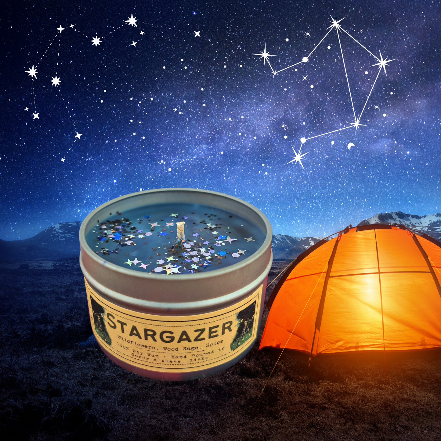 Wanderlust Folk - Stargazer - USA MADE - Soy Wax Candles