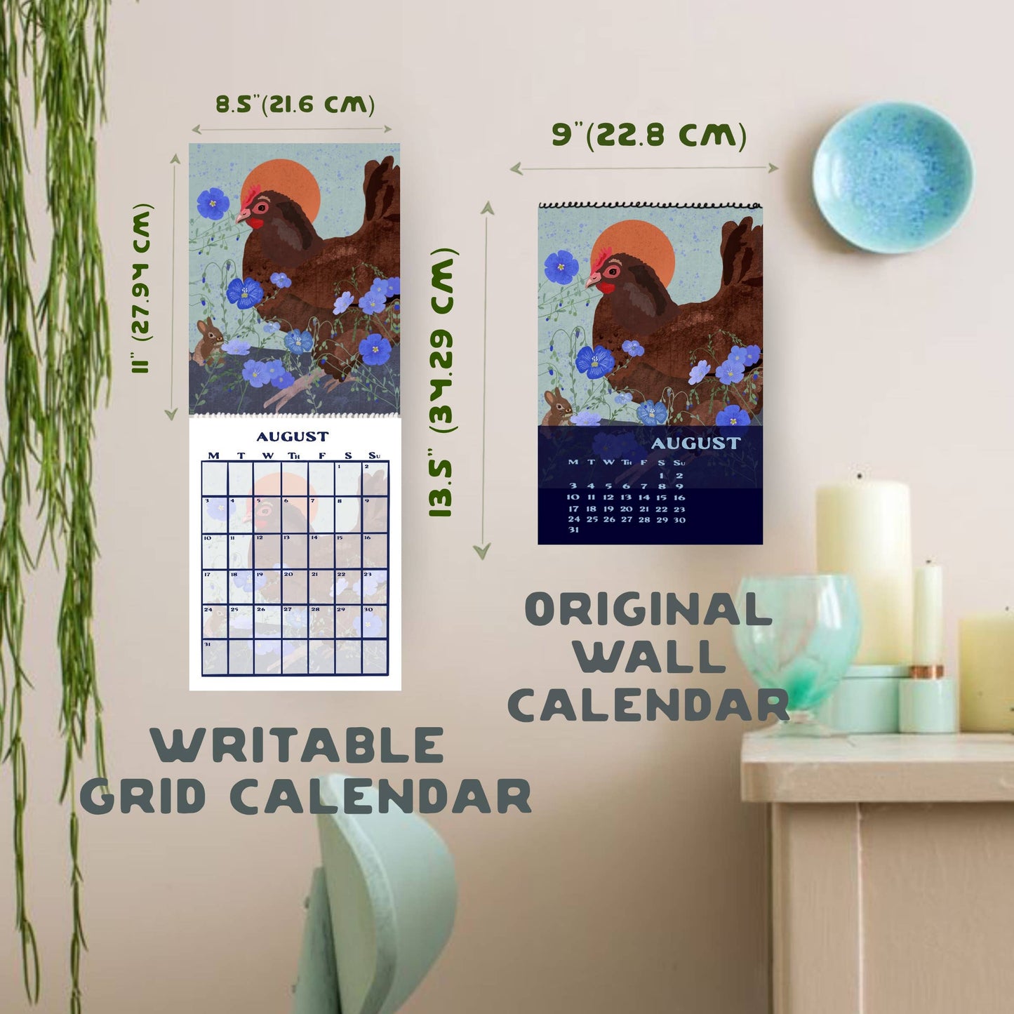 Therapy Chickens - 2026 Chicken Calendar