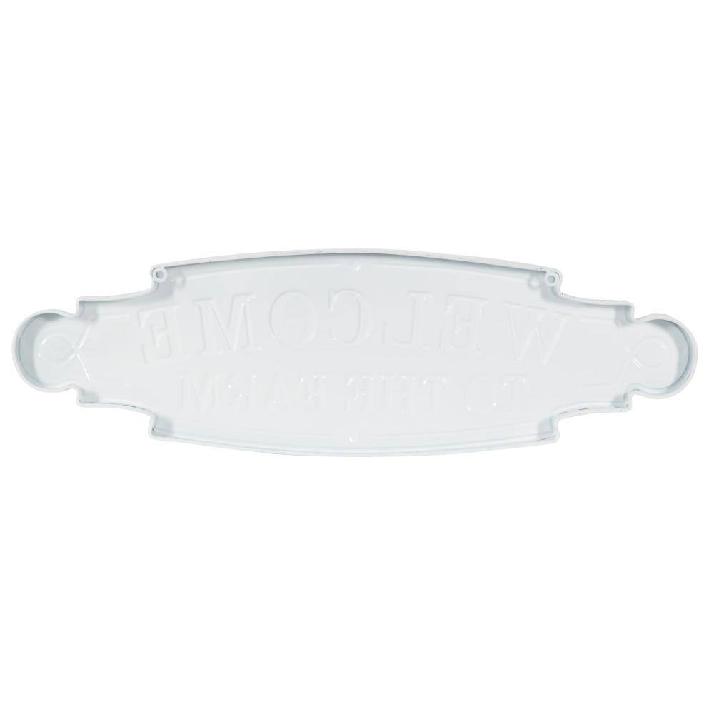 Black Metal Farmhouse Sign Wall Decor 11 In. X 36 In.