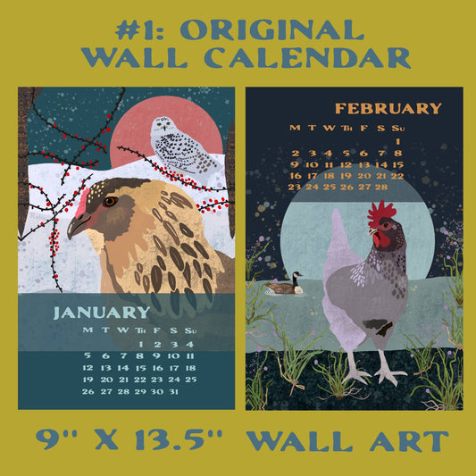 Therapy Chickens - 2026 Chicken Calendar