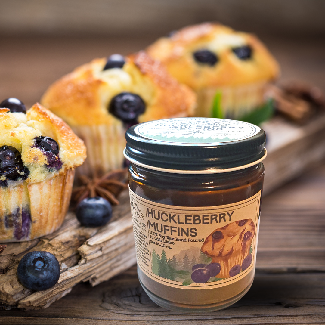 Wanderlust Folk - Huckleberry Muffins - USA MADE - Soy Wax Candles