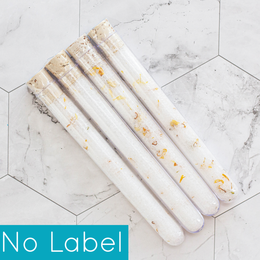 Charmed Handmade - No Label Bath Salt Test Tube Favors