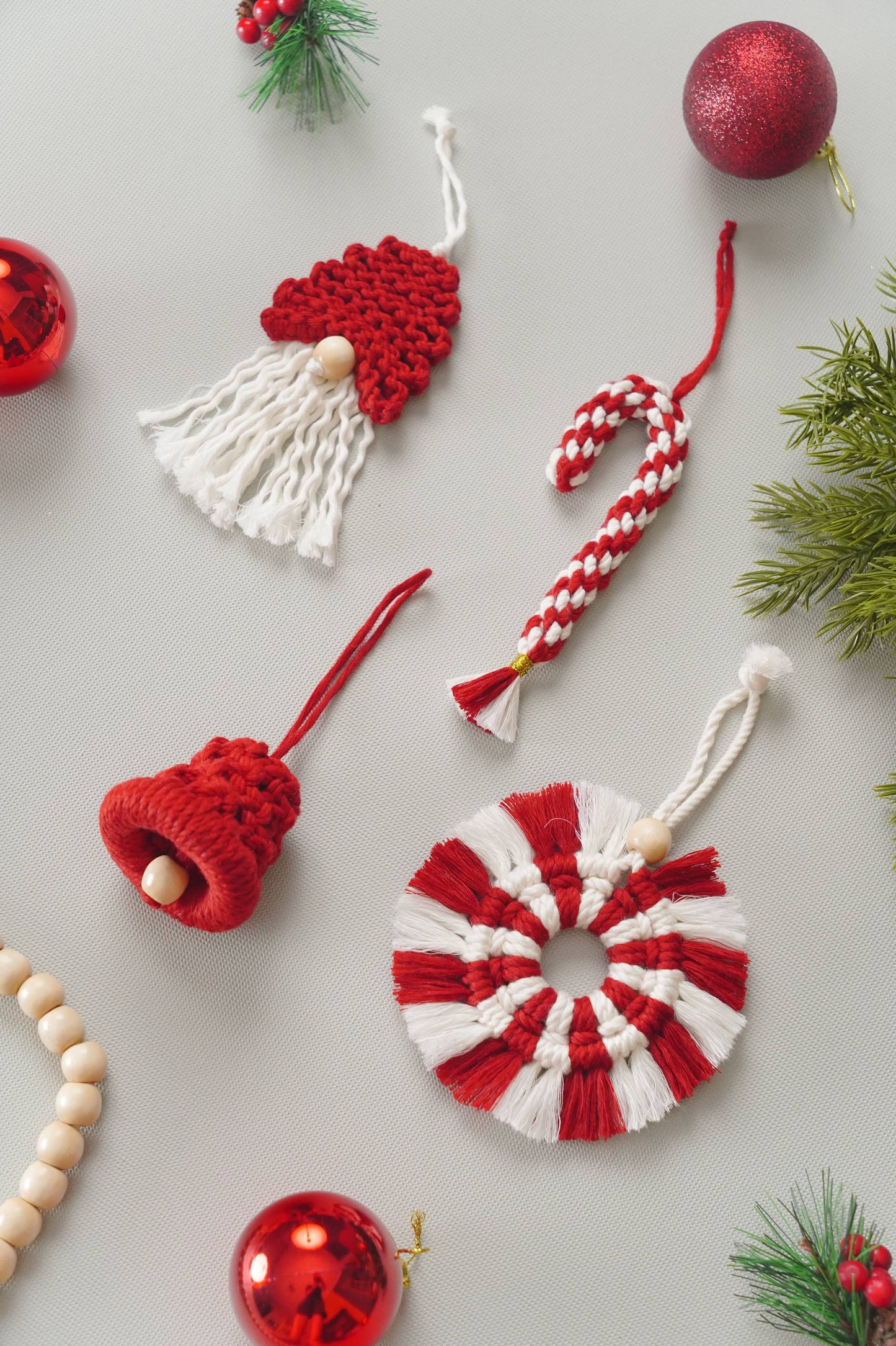 BeanDaikon - Boho Christmas Ornament Set X40