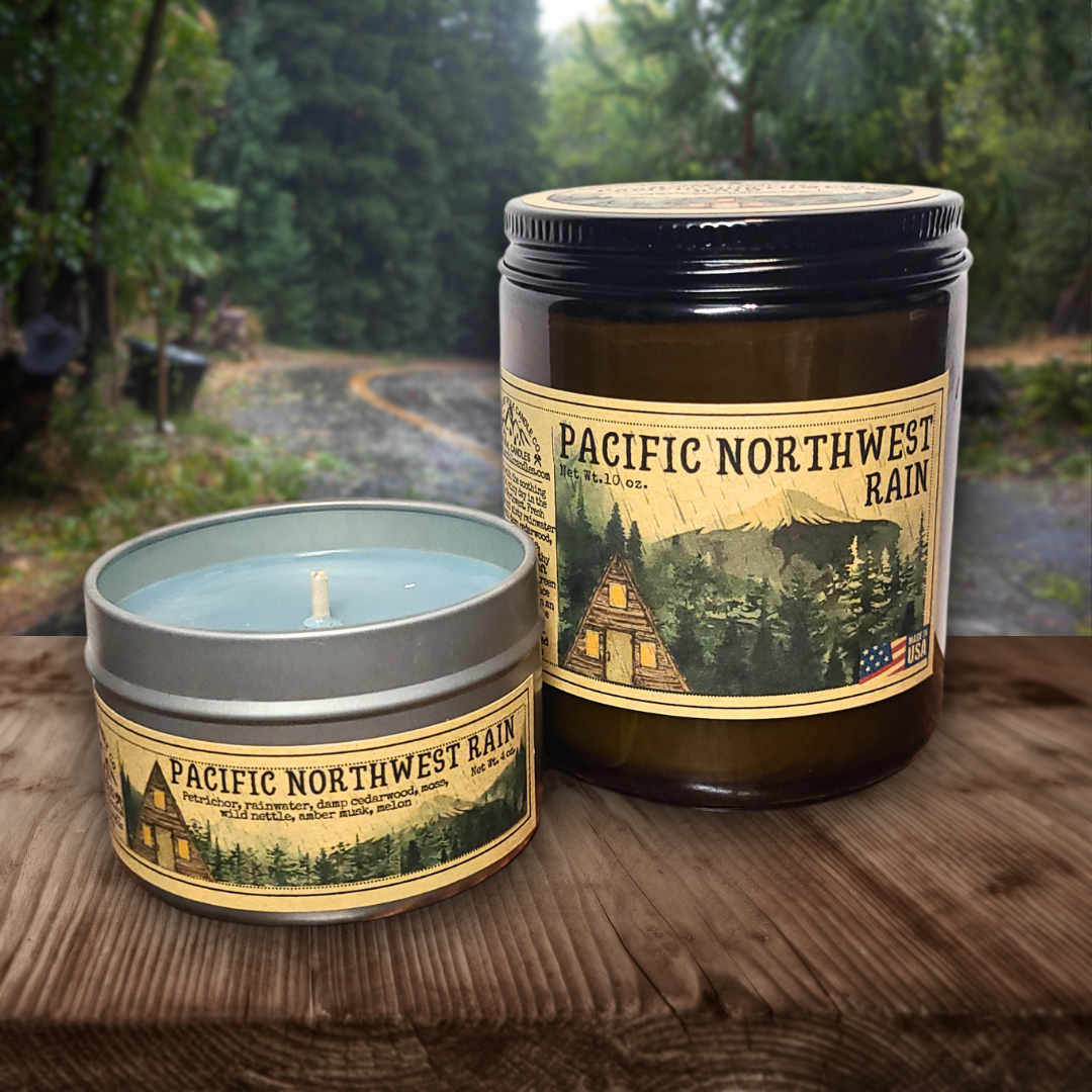 Wanderlust Folk - Pacific Northwest Rain | PNW Vibe Soy Wax Candle
