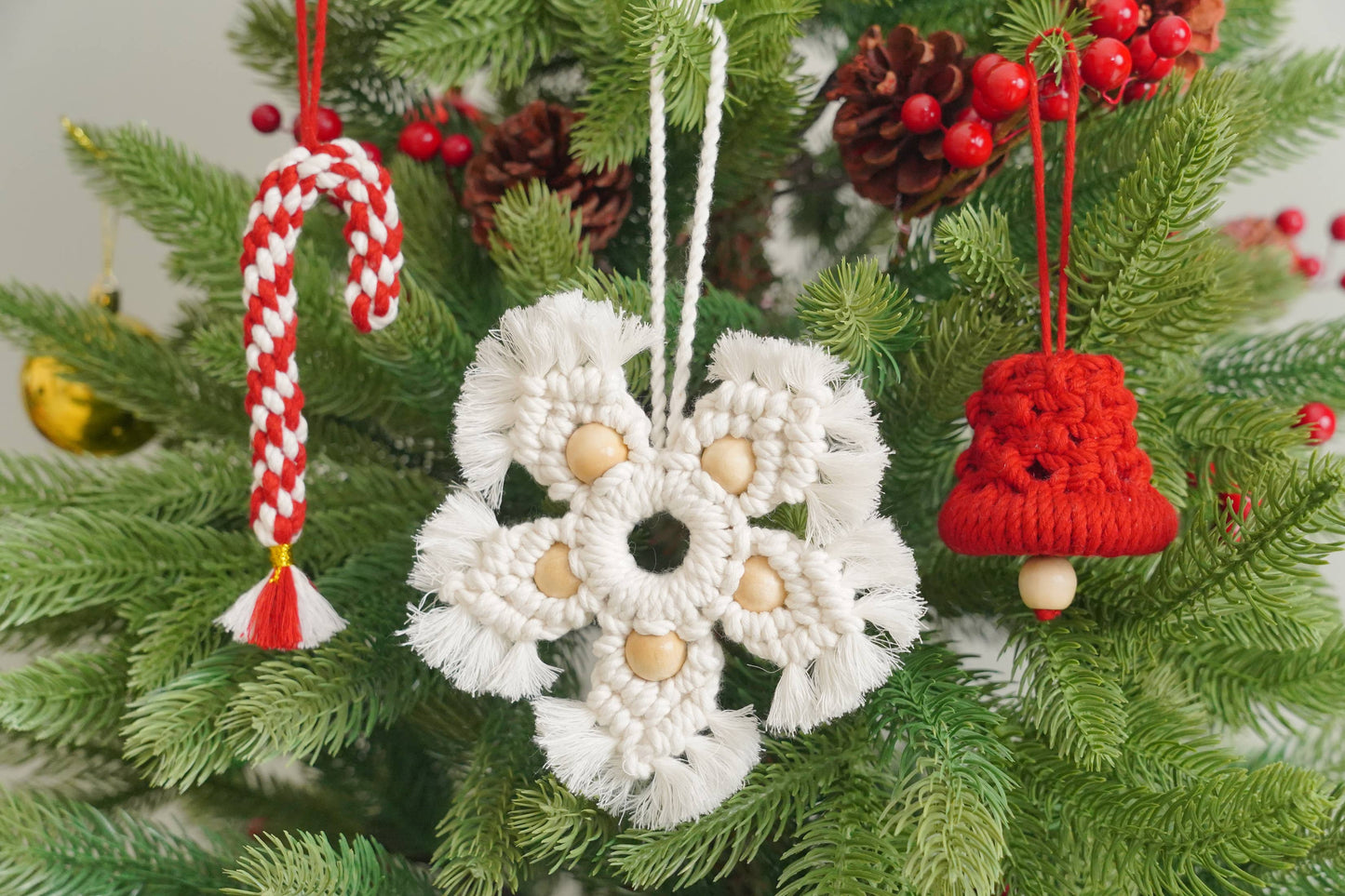 BeanDaikon - Boho Christmas Ornament Set X40