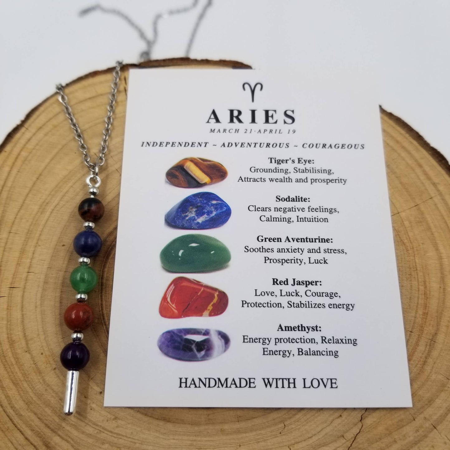 CHAKRA JEWELRY - Handmade Natural Stone Chakra Constellation Necklace