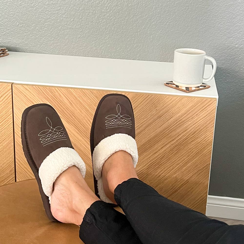 Seriously Shea - Western Inspired Indoor/Outdoor Dolly Slippers | Grizzly