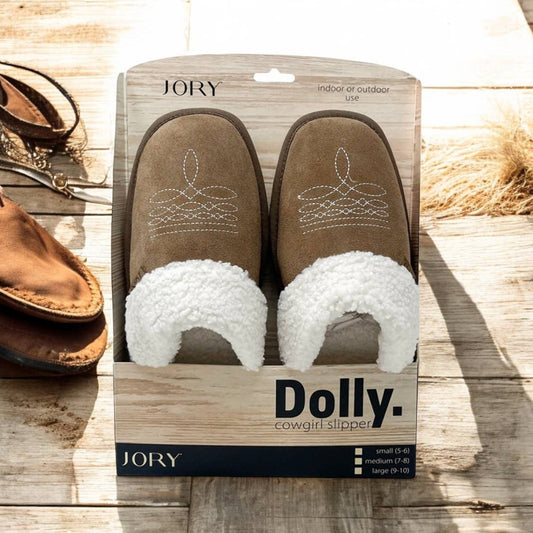 Seriously Shea - BEST SELLER! Western Inspired Dolly Slippers | Fawn
