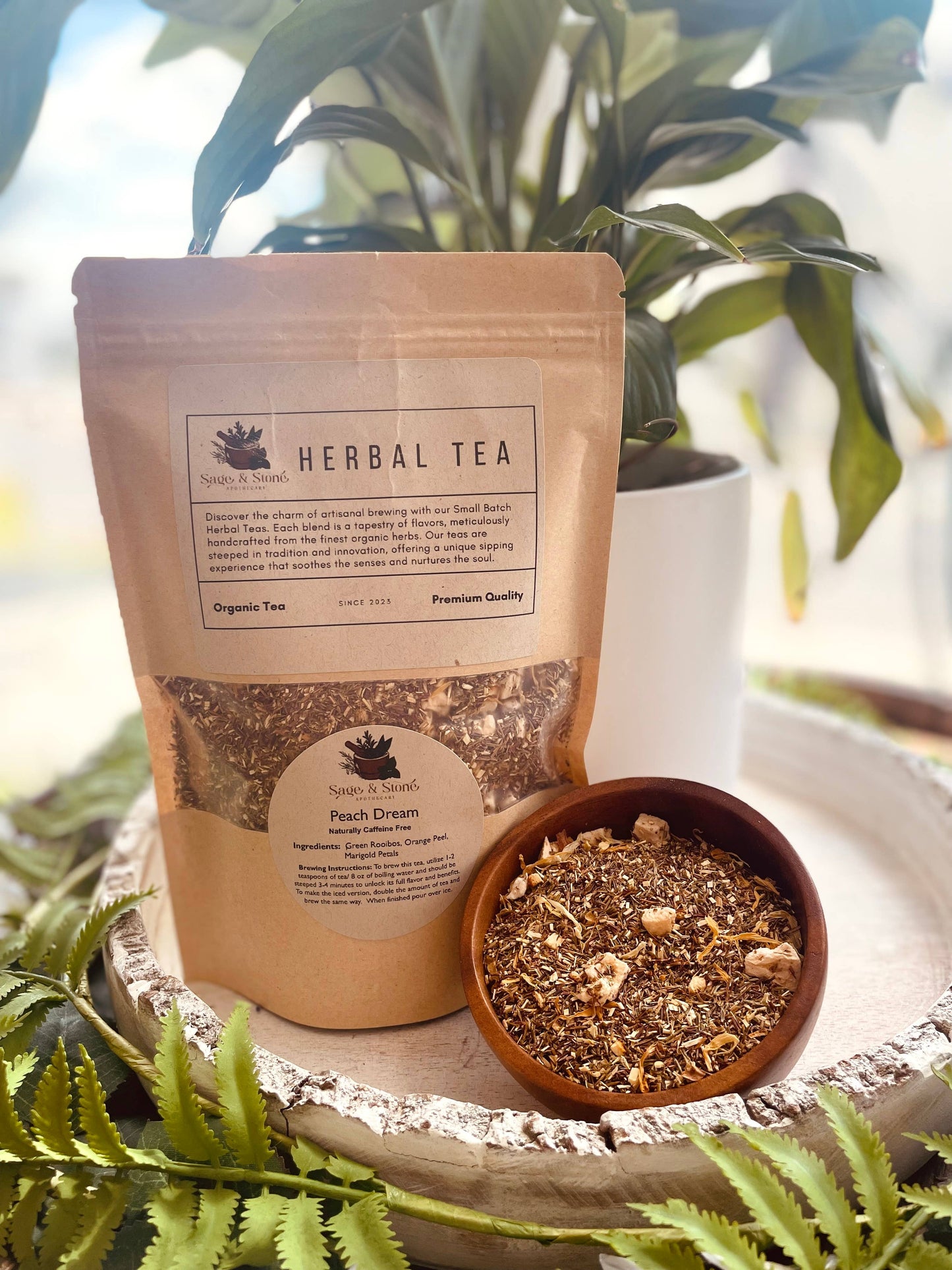 Sage & Stone Apothecary - Peach Dream Herbal Tea