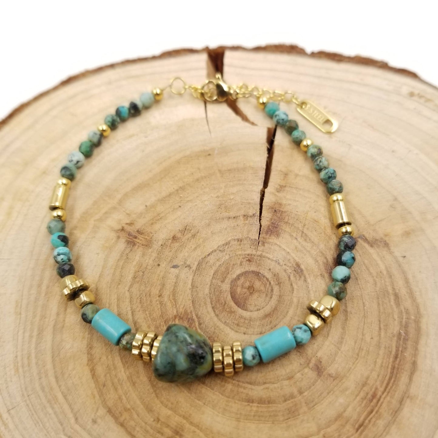 CHAKRA JEWELRY - Exquisite African Turquoise Bracelet