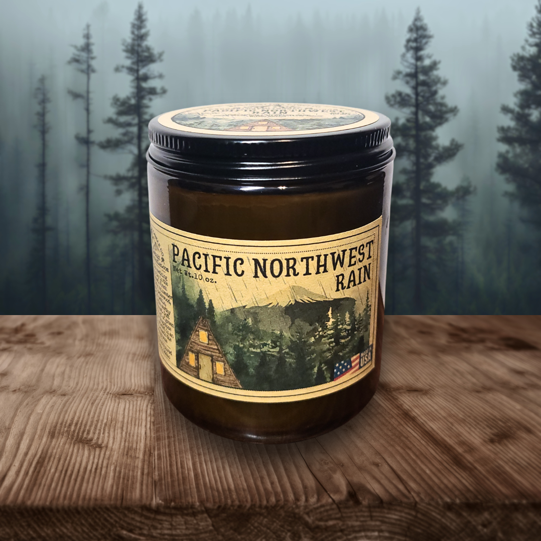 Wanderlust Folk - Pacific Northwest Rain | PNW Vibe Soy Wax Candle