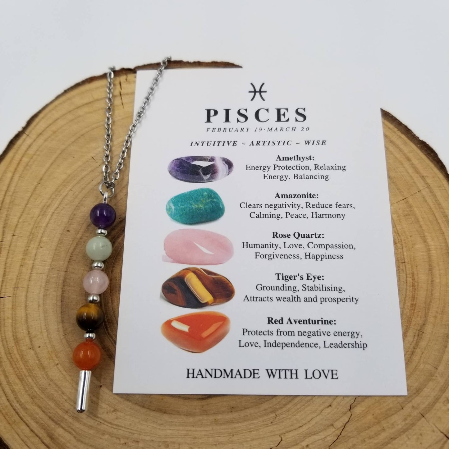 CHAKRA JEWELRY - Handmade Natural Stone Chakra Constellation Necklace