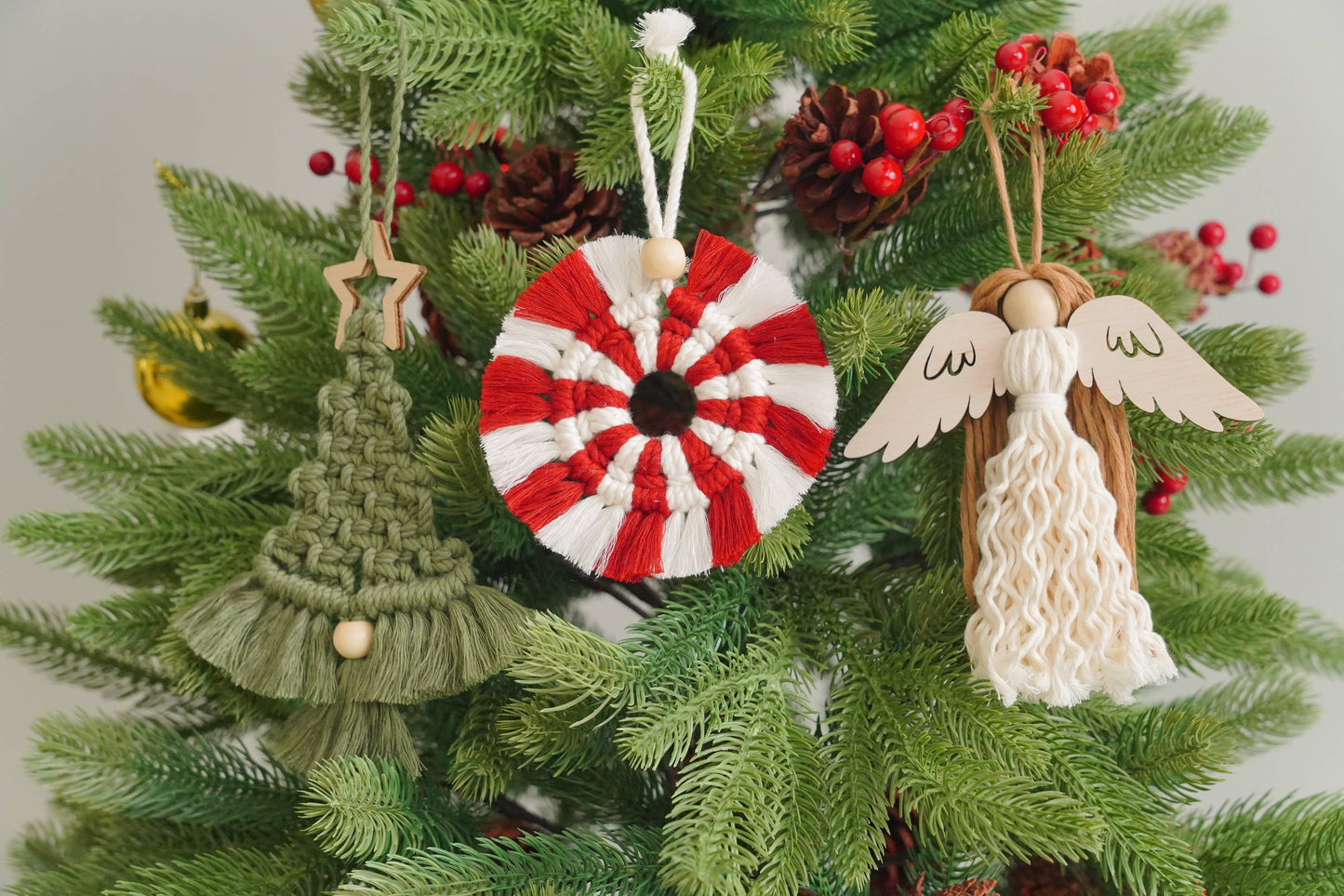 BeanDaikon - Boho Christmas Ornament Set X40