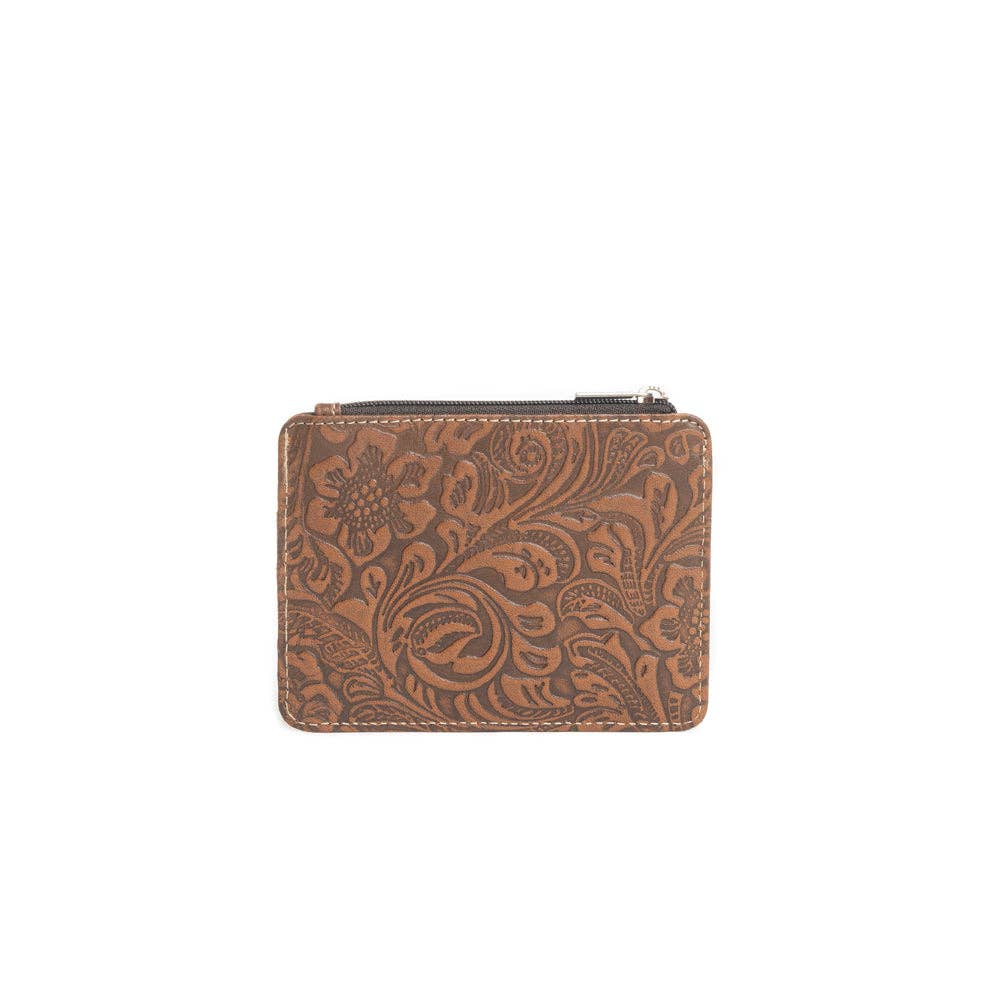 Myra Bag - Wonder Trail Credit Card Wallet in Caramel