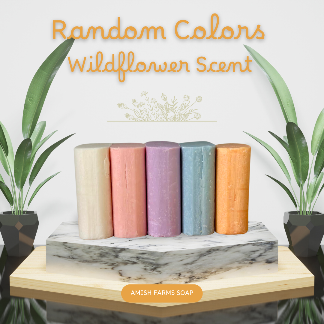 Amish Farms Soap - Amish Farms Soap 5-Bar Bag - Random Color Bars + Fragrance