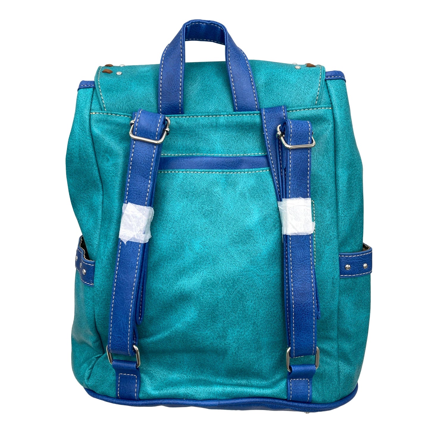 Lunar Deer - Women's Embroidered Horse Western Leather Backpack