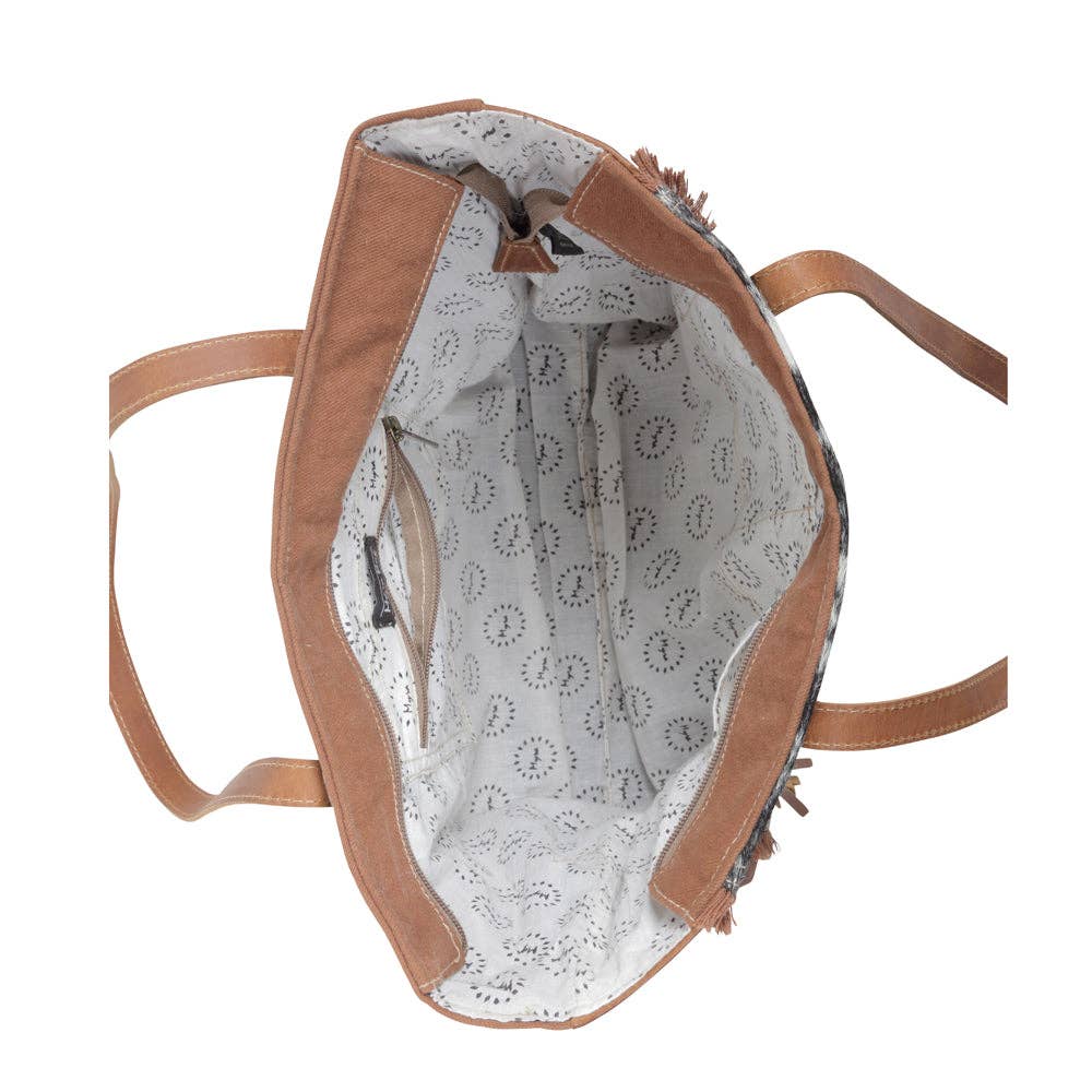 Myra Bag - OAKLEY SPECKS CANVAS & HAIRON BAGS