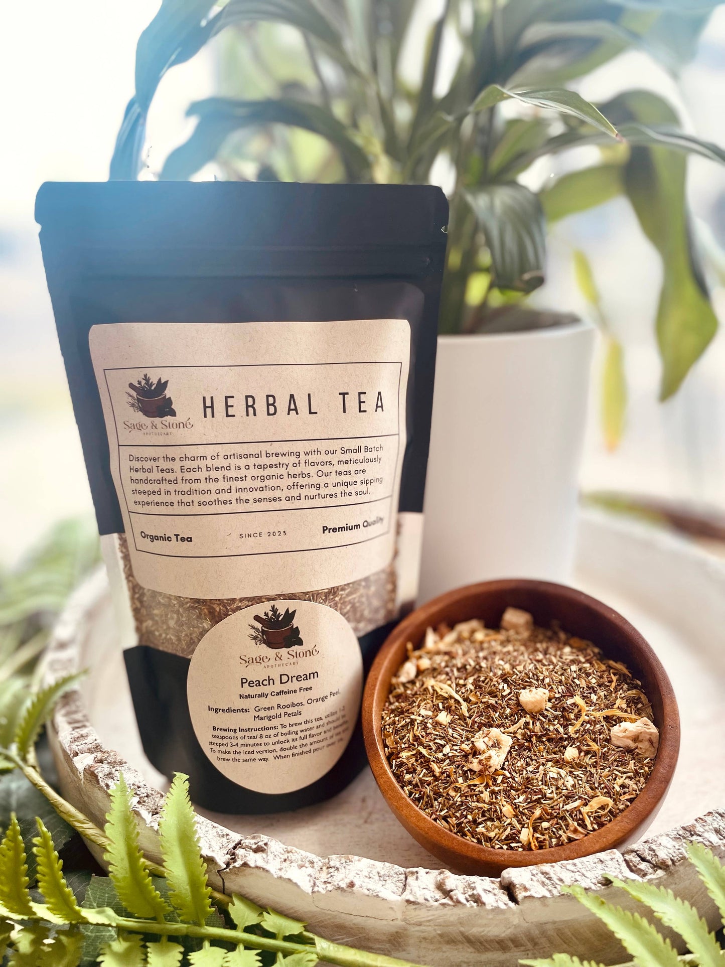 Sage & Stone Apothecary - Peach Dream Herbal Tea