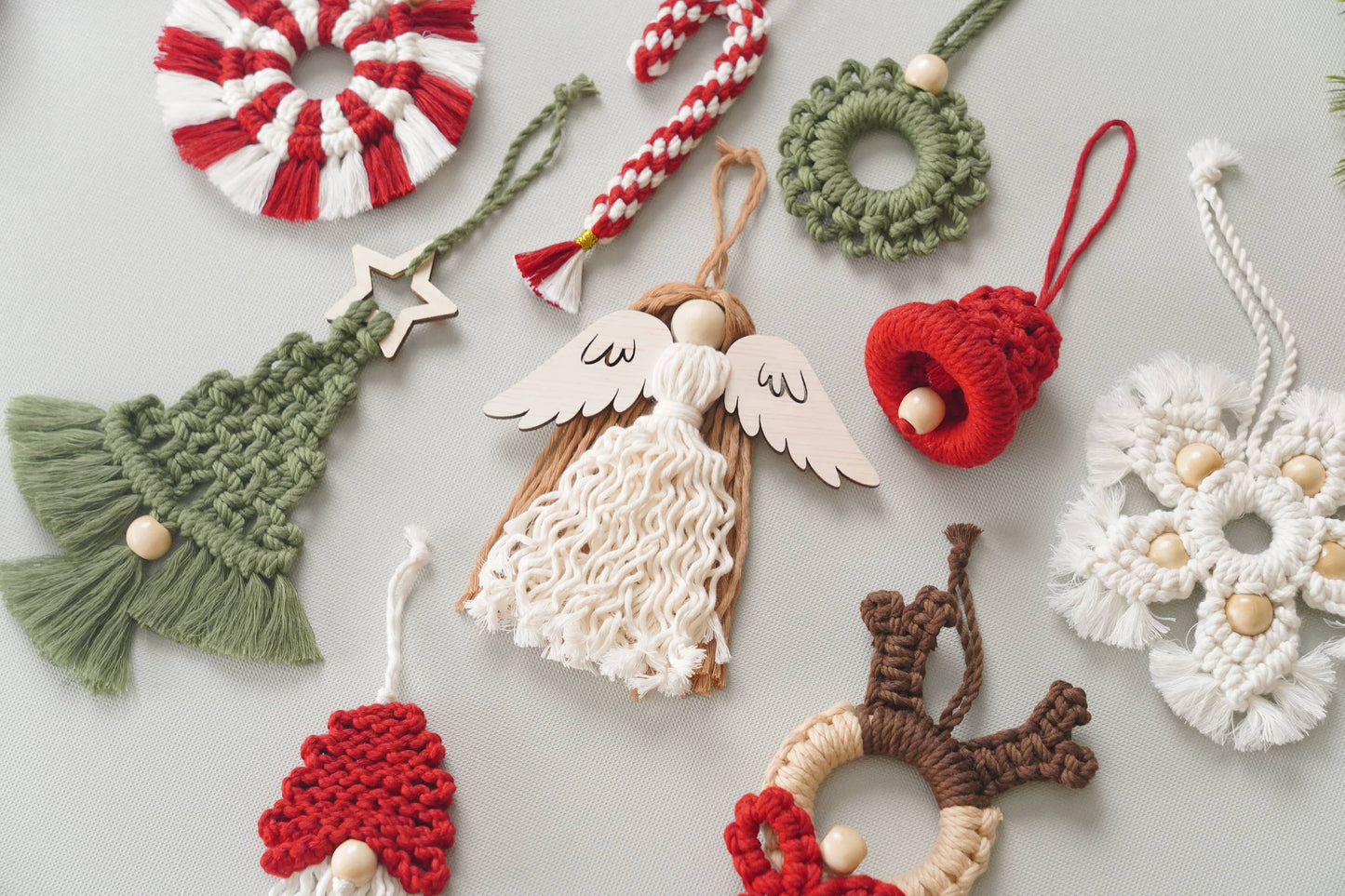 BeanDaikon - Boho Christmas Ornament Set X40
