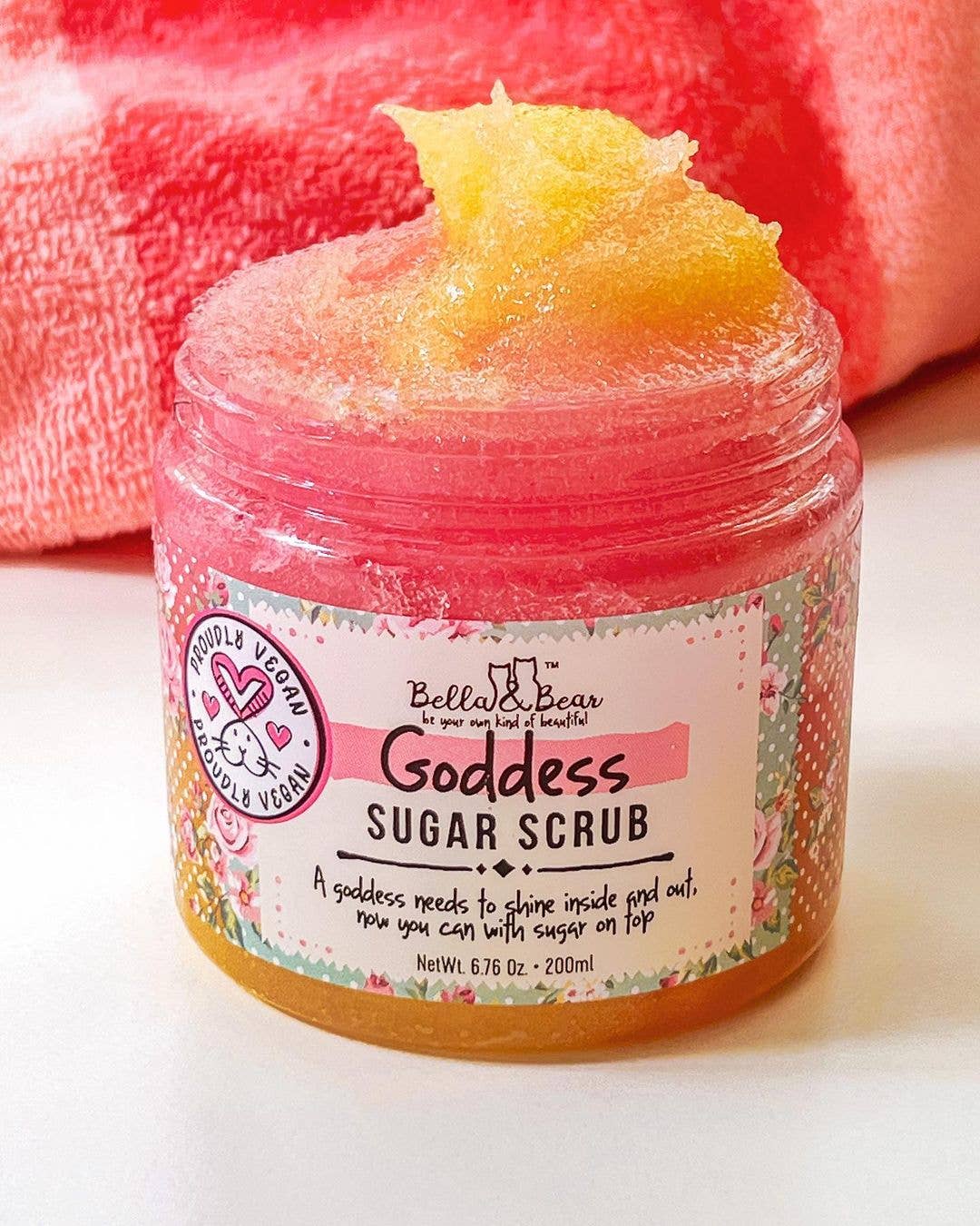 Bella & Bear - Goddess Sugar Scrub | Body Scrub | Body Wash | Exfoliator