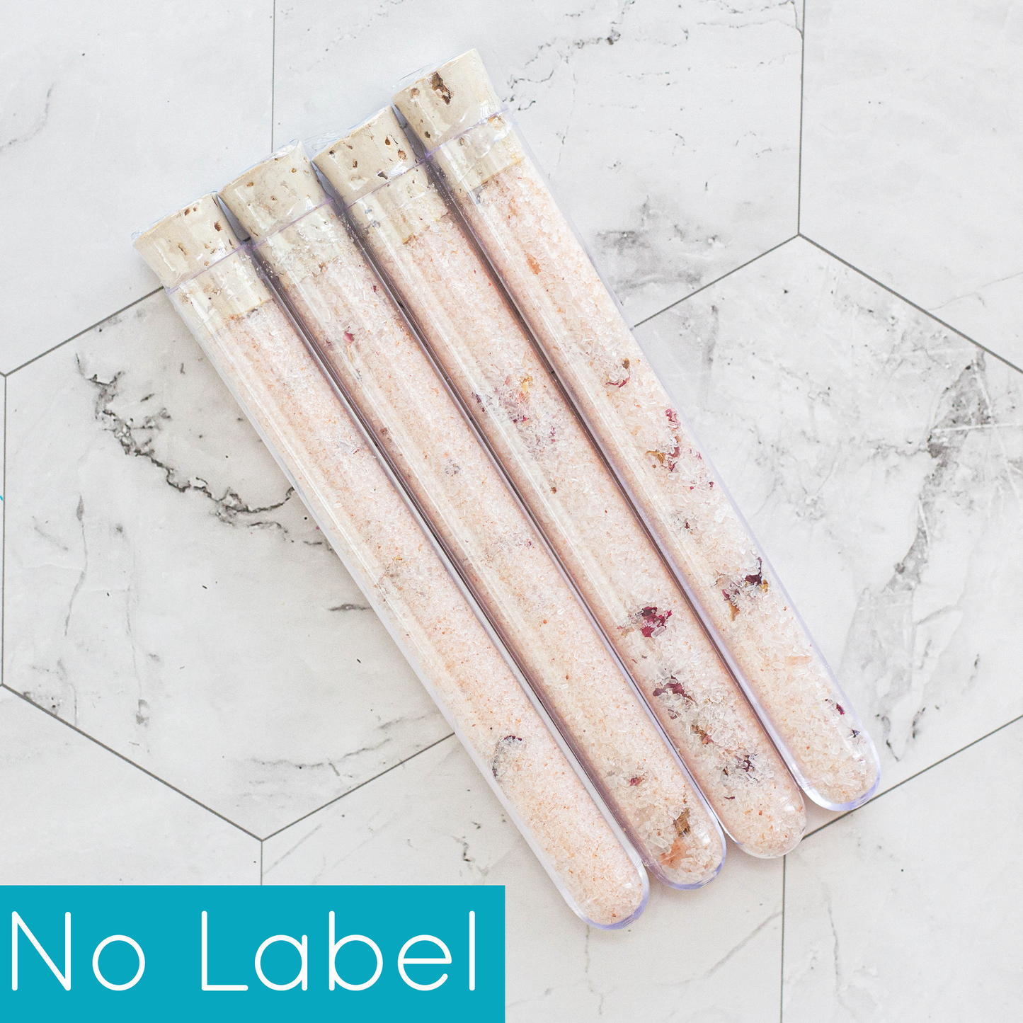 Charmed Handmade - No Label Bath Salt Test Tube Favors