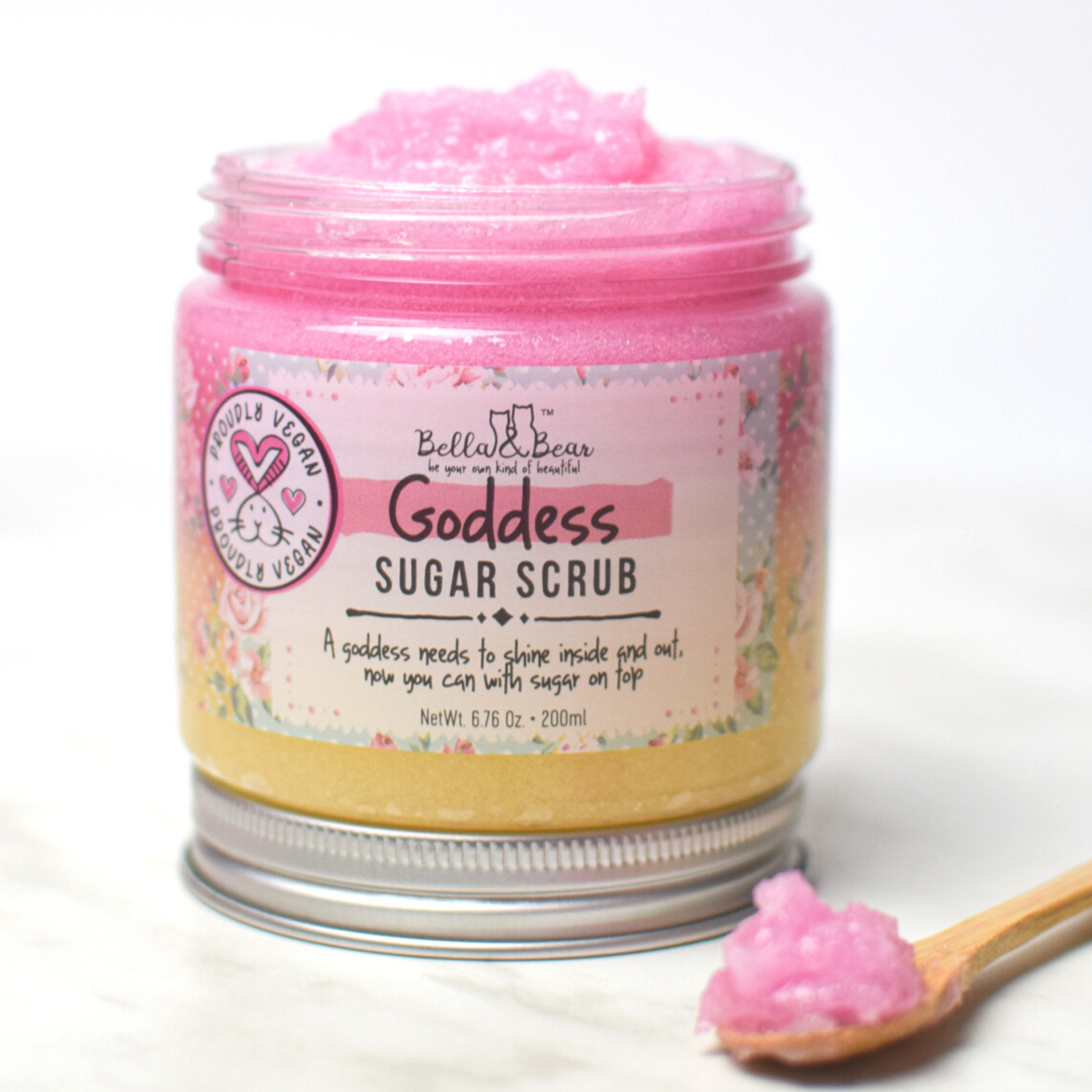 Bella & Bear - Goddess Sugar Scrub | Body Scrub | Body Wash | Exfoliator