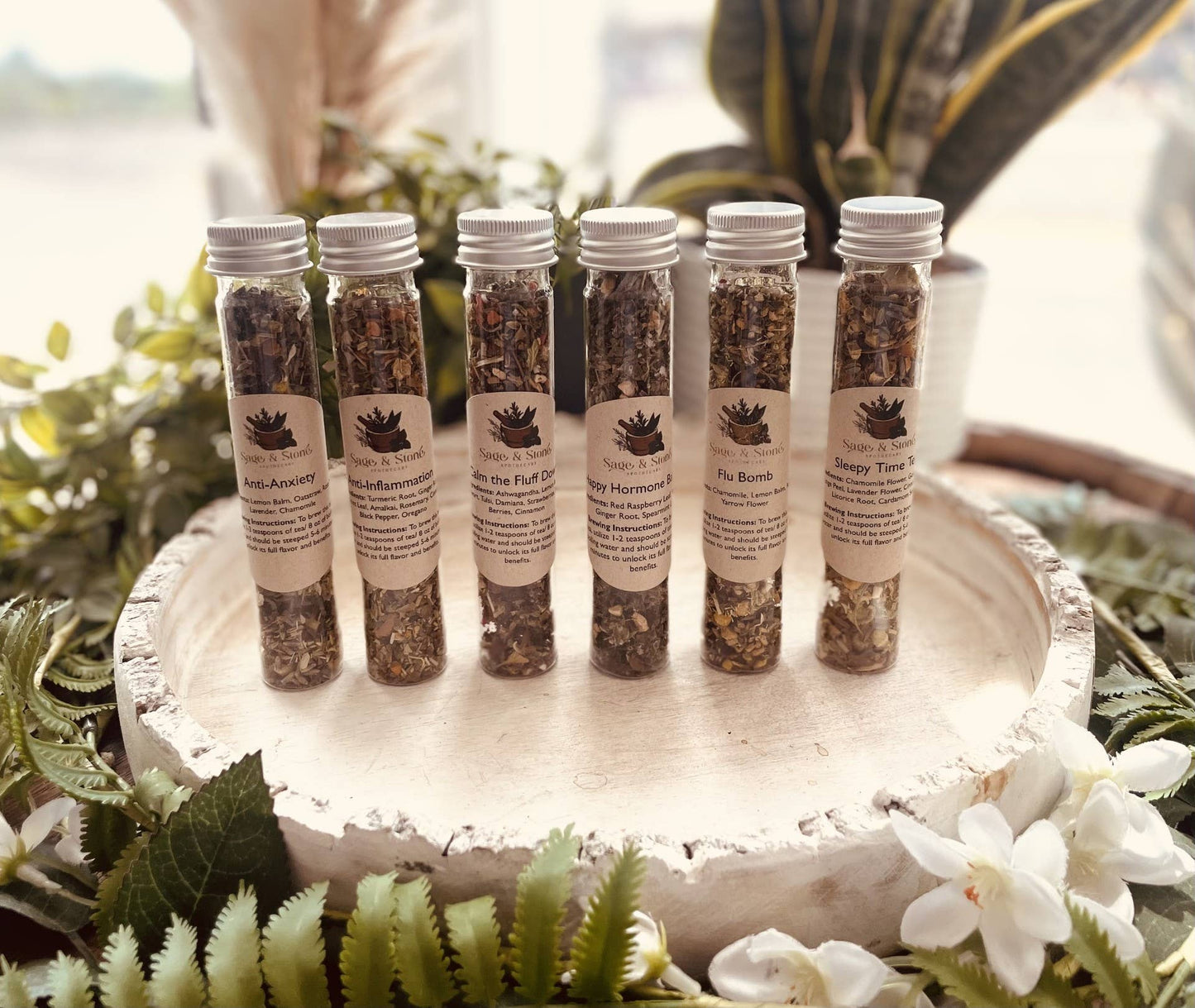 Sage & Stone Apothecary - Health & Wellness Tea Sampler