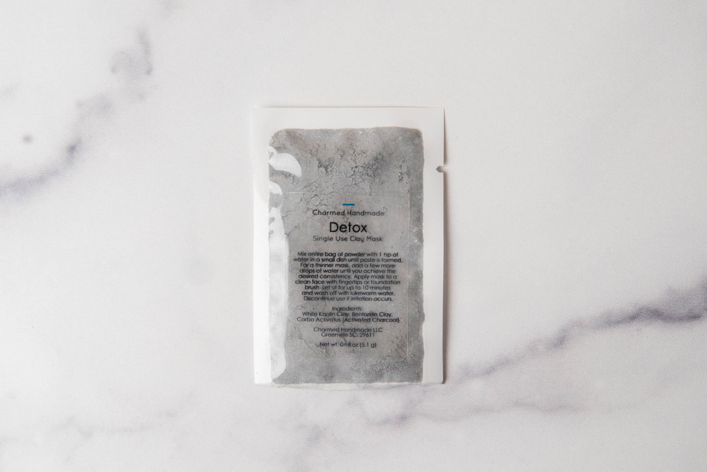 Charmed Handmade - Single Use Clay Face Mask