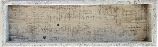 Reclaimed Wood Bathroom Décor Box Rustic Toilet Paper Holder Decorative Storage Box Succulent Planter Rustic Kitchen Table Whitewash 21-Inch Wide