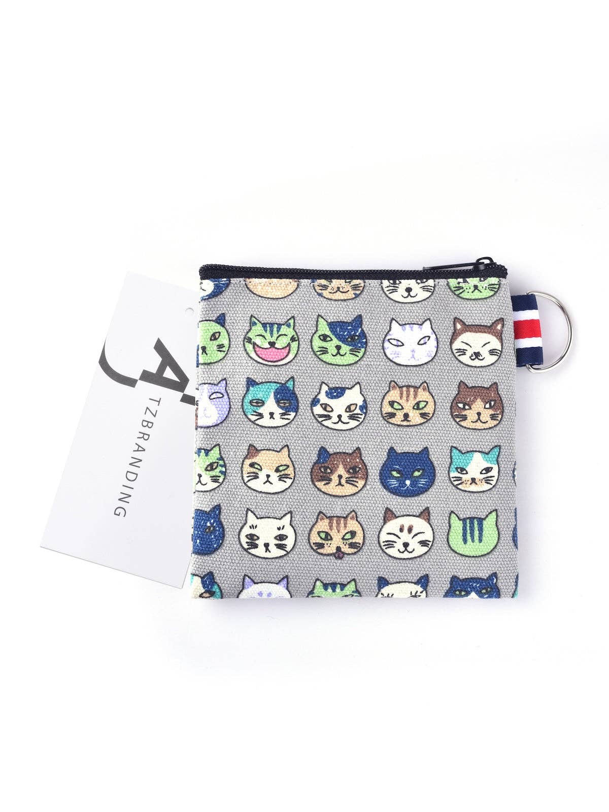 Funkyrel® Atzbranding Limited - Cosbai - Canvas Cat Pattern Coin Purse