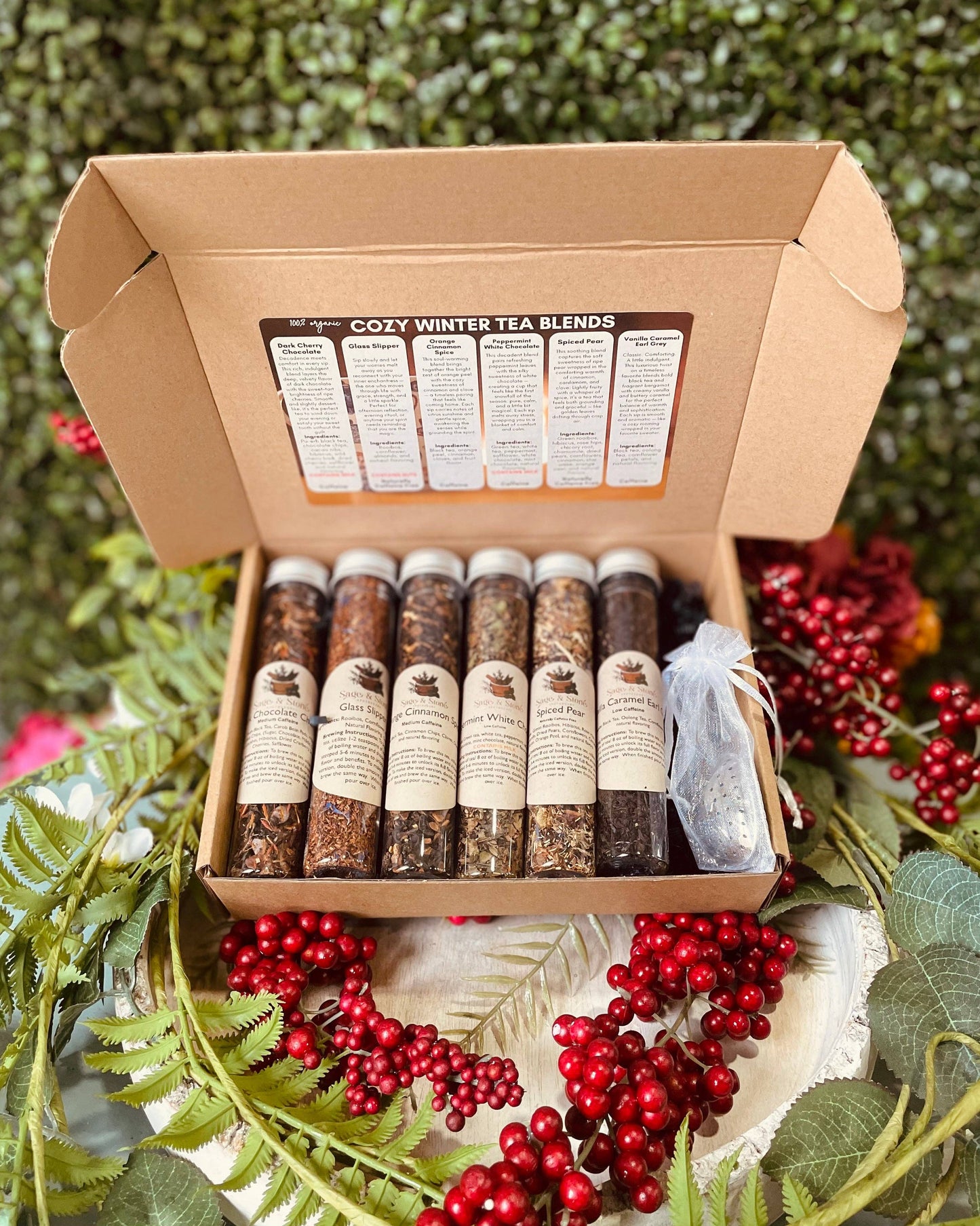 Sage & Stone Apothecary - Cozy Winter Tea Sampler