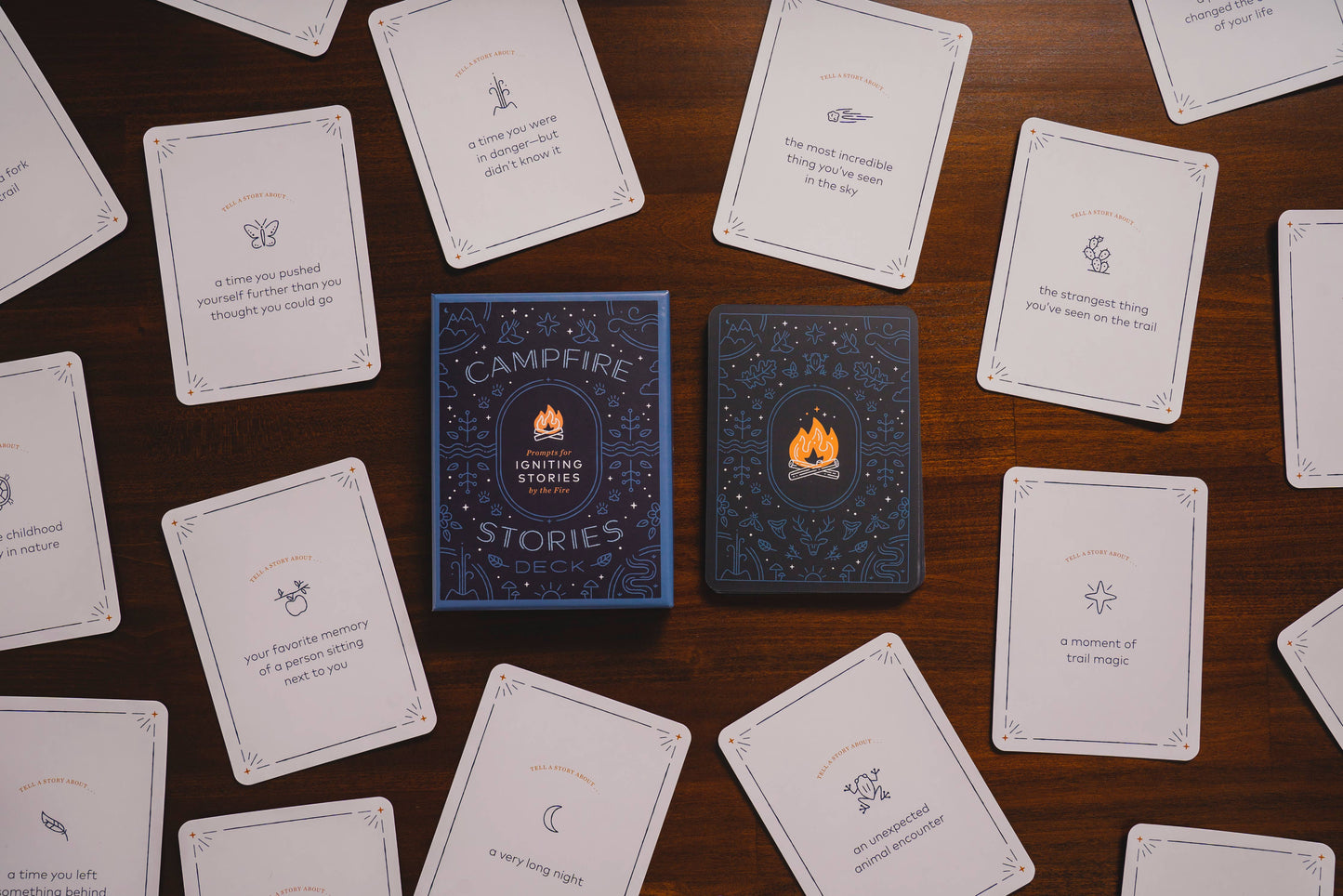 Mountaineers Books - Campfire Stories Deck Prompts for Igniting Stories