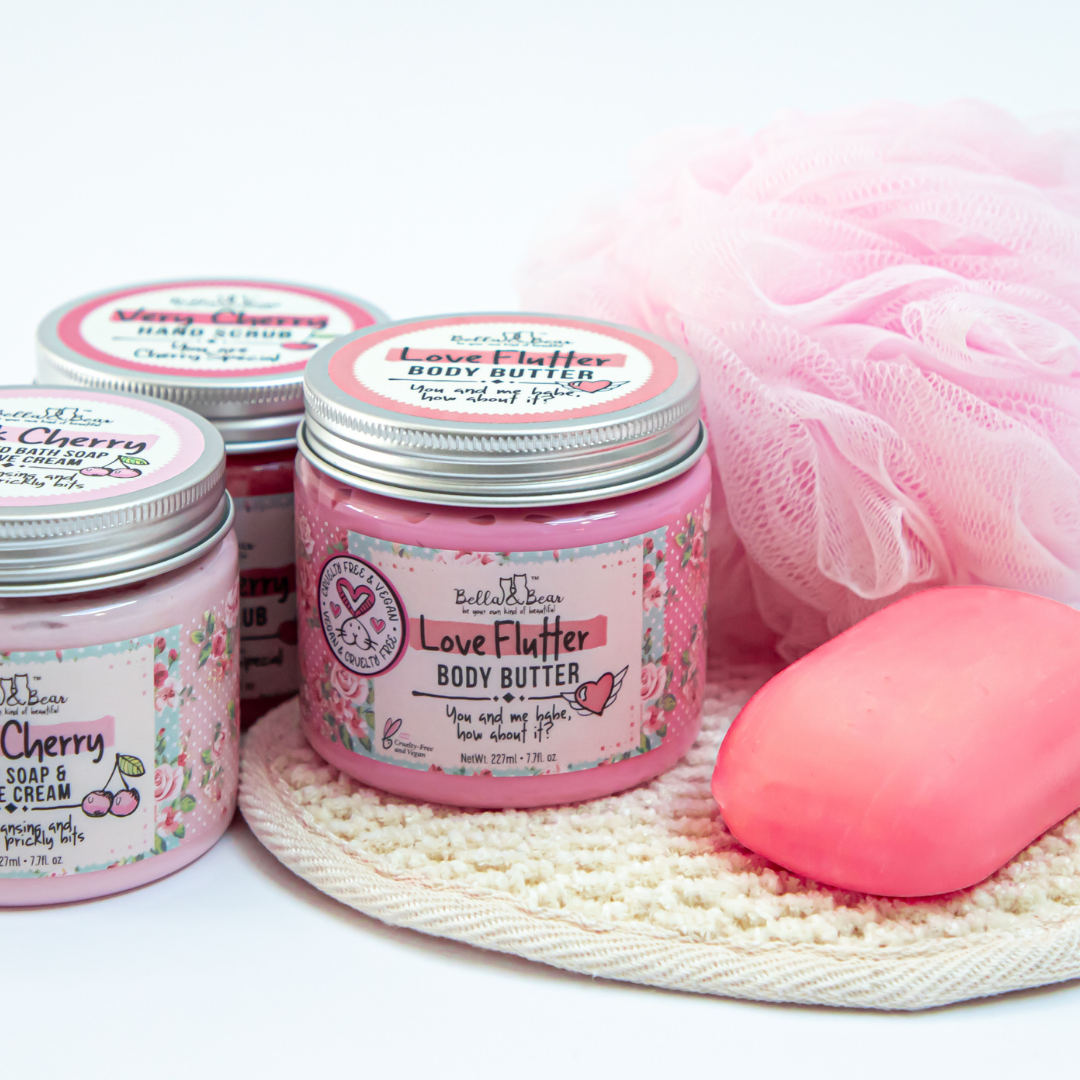 Bella & Bear - Love Flutter Whipped Body Butter | Body Lotion | Women, Teen