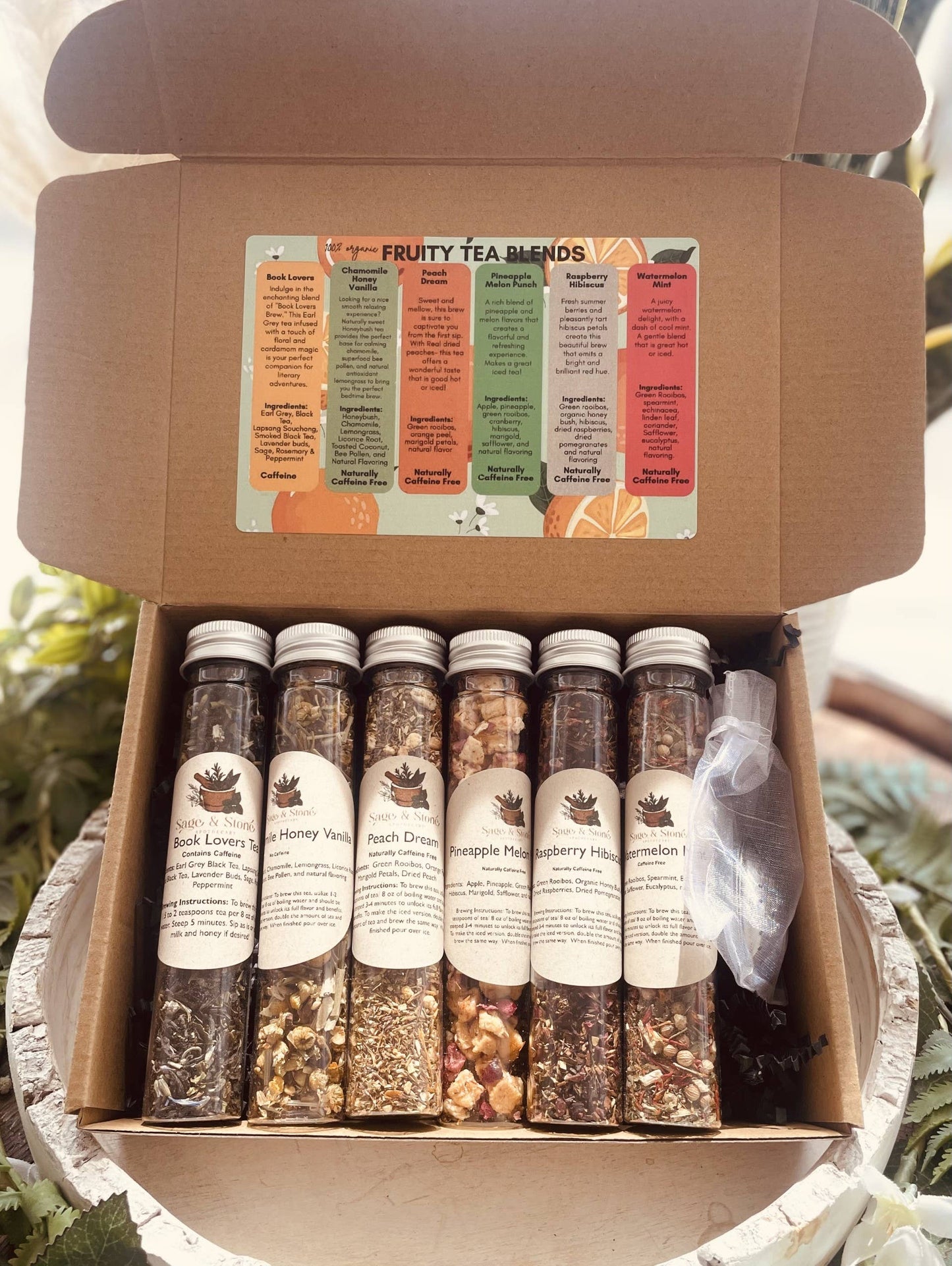 Sage & Stone Apothecary - Fruity Tea Sampler