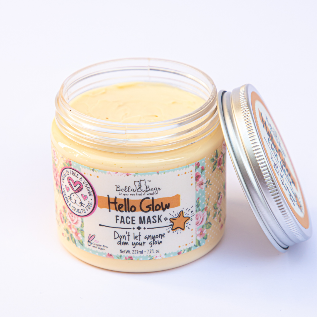Bella & Bear - Hello Glow Face Mask | Skin Care | Facial Mask for Women