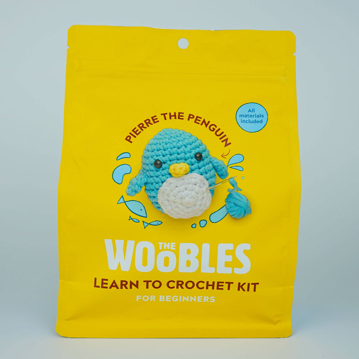 The Woobles - Pierre the Penguin Beginner Crochet Kit