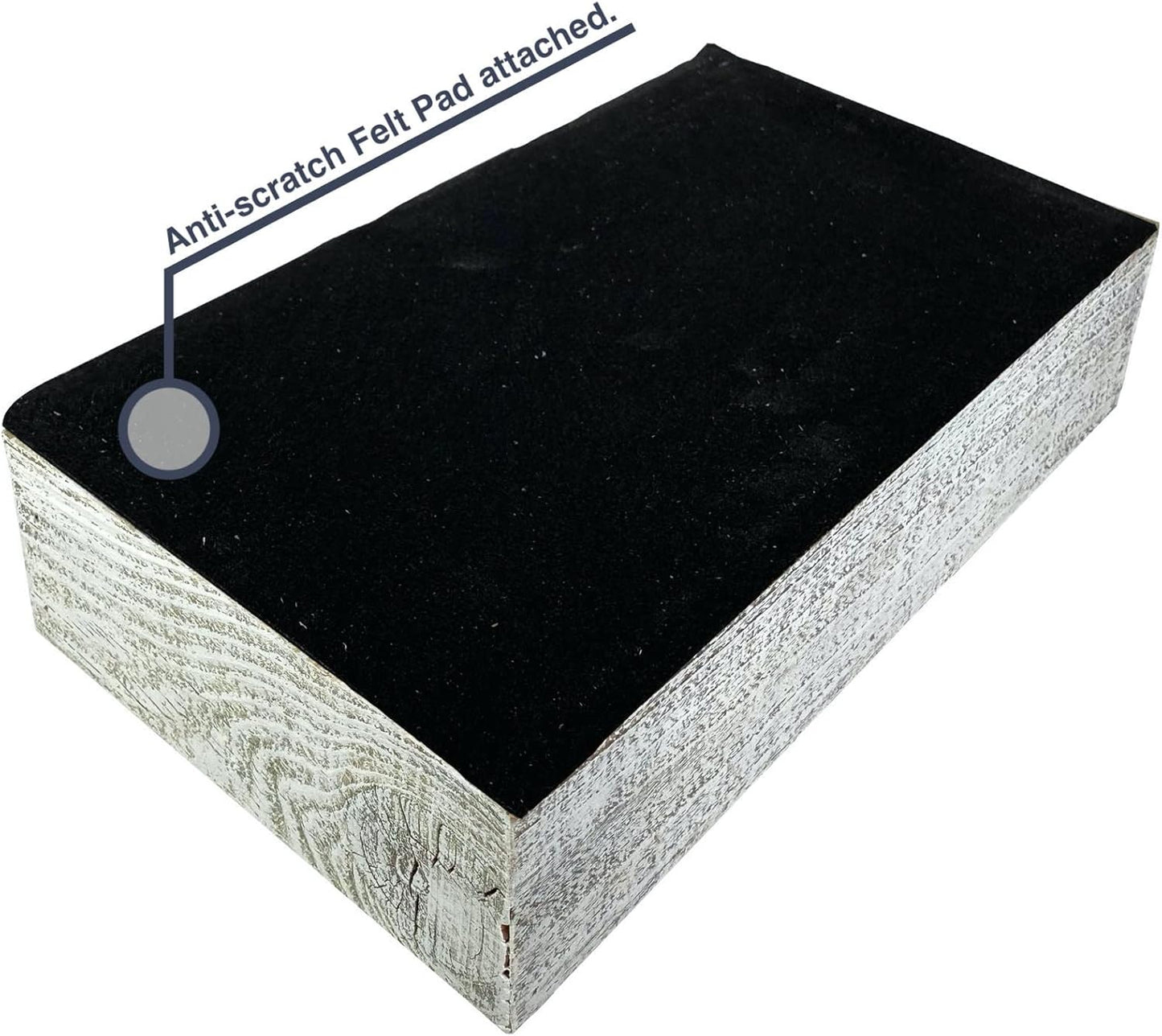 Reclaimed Wood Bathroom Décor Box Rustic Toilet Paper Holder Decorative Storage Box Succulent Planter Rustic Kitchen Table Whitewash 21-Inch Wide